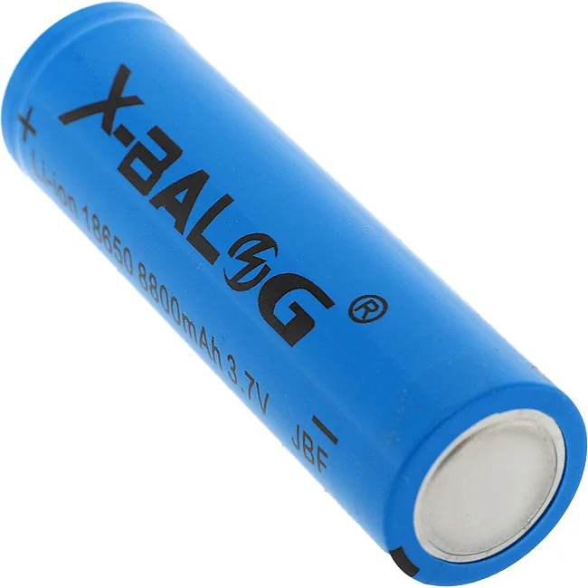 Аккумуляторная батарея 18650 X-BALOG 18650-B 3.7V, 4.2V 9.6wh 8800 mah 1шт
