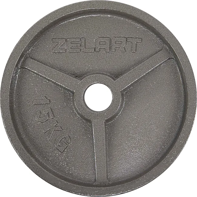 Блины диски стальные окрашенные ZELART
 TA-7792-15 52мм 15кг