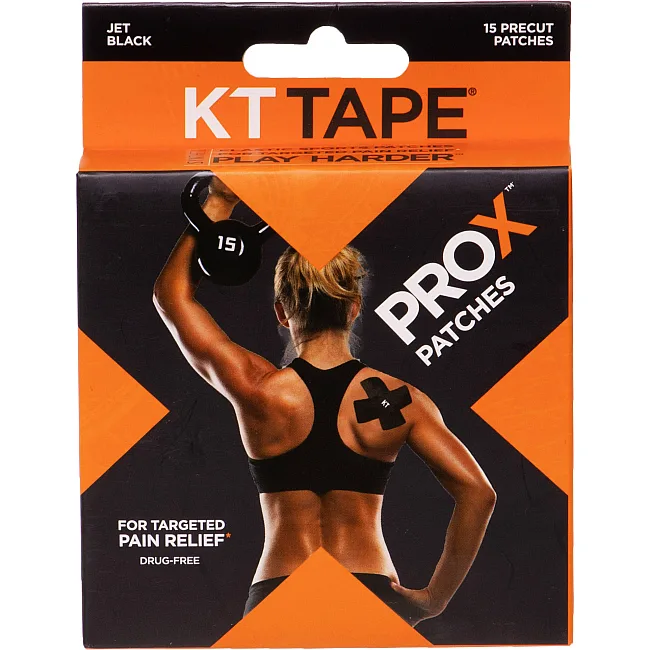 Кинезио тейп преднарезанный для направленного обезболивания KT TAPE PRO X Kinesio tape XSTRIP 15шт