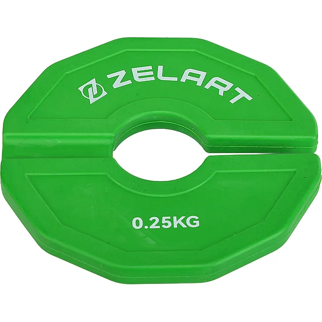 Блины диски сменные резиновые Rubber Change Plates ZELART
 TA-1692-0_25 0,25кг