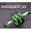 Ролик для пресса двойной POWERPLAY 4327 Dual-Core Ab Wheel Черно-красное