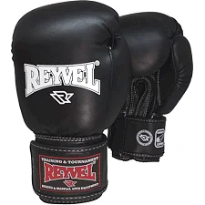 Боксерские перчатки Reyvel (винил) с широким манжетом