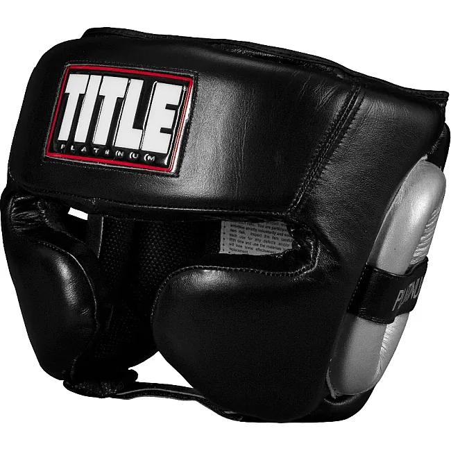 Боксерський шолом TITLE Platinum Premier Training 2.0 Black
