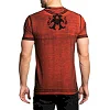 Футболка AFFLICTION Iconic Steel SS Tee Indian Red