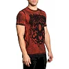 Футболка AFFLICTION Iconic Steel SS Tee Indian Red