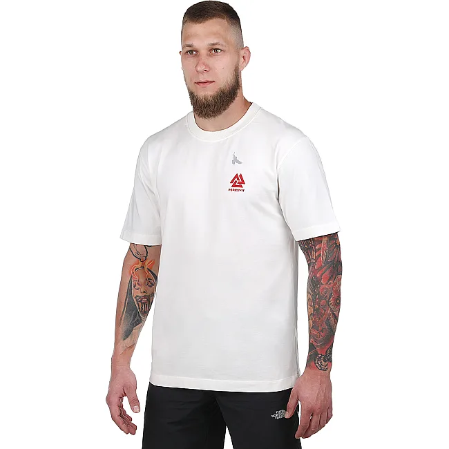 Футболка мужская PERESVIT Warrior Runes - White