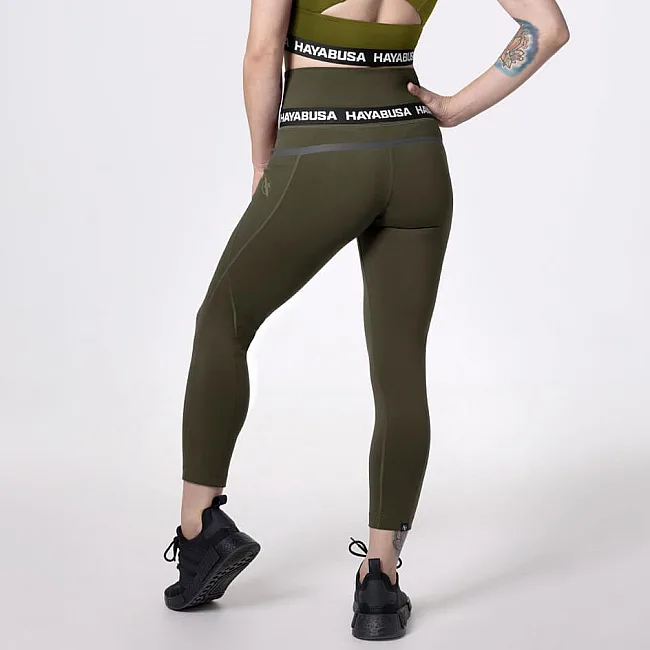 Леггинсы женские HAYABUSA Women’s High Rise 3/4 Olive