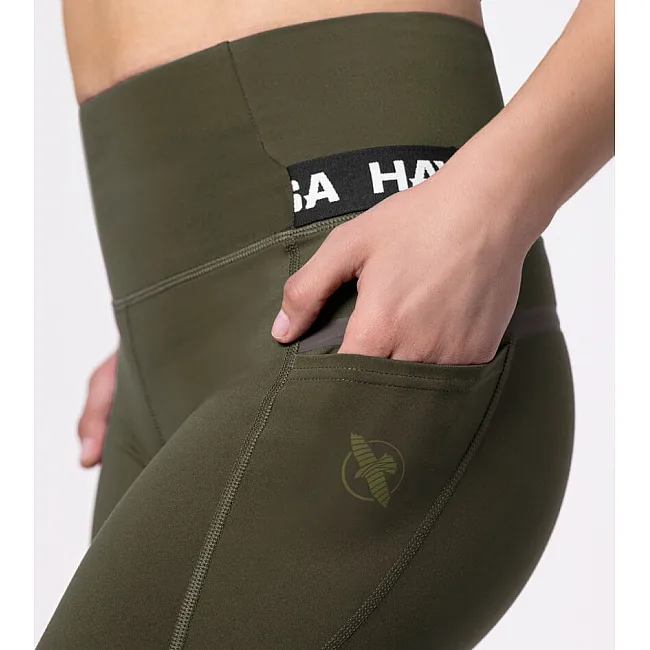 Леггинсы женские HAYABUSA Women’s High Rise 3/4 Olive
