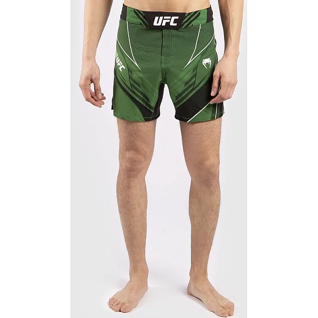 Легкі шорти для ММА VENUM Authentic UFC FightNight Short Fit Pro Line Green