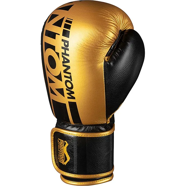 Перчатки для бокса PHANTOM APEX Elastic Gold (капа в подарок)