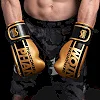 Перчатки для бокса PHANTOM APEX Elastic Gold (капа в подарок)