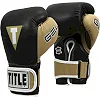 Рукавички снарядні TITLE Boxing Gel World V2T Black Gold White