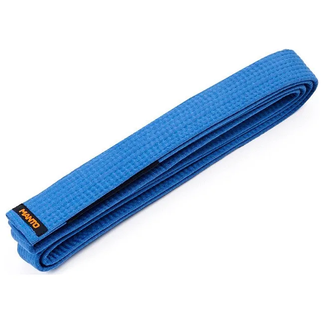 Пояс для кимоно MANTO LABEL BJJ Blue
