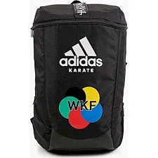 Рюкзак с белым логотипом Karate WKF (черный) ADIDAS adiACC090WKF