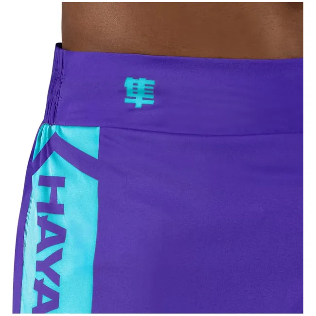 Шорти для кікбоксингу HAYABUSA Icon Kickboxing Purple White
