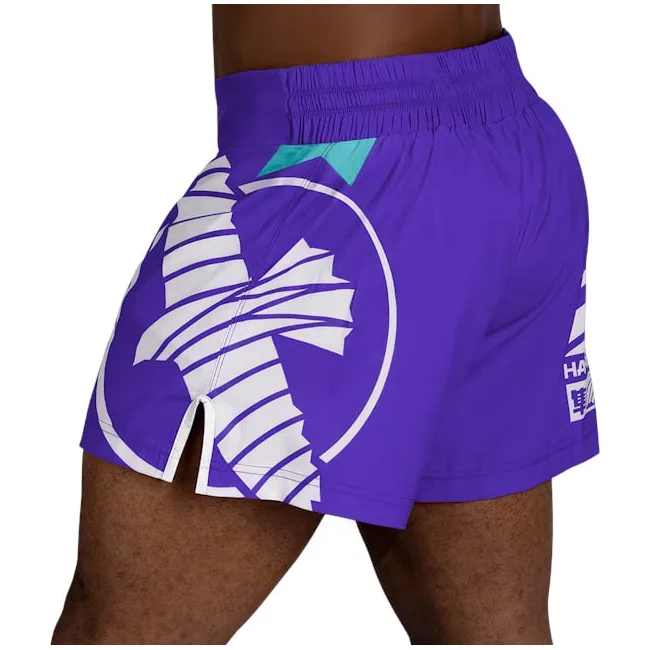 Шорти для кікбоксингу HAYABUSA Icon Kickboxing Purple White