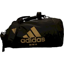 Сумка-рюкзак із золотим логотипом Adidas MMA (чорний, CC052MMA)