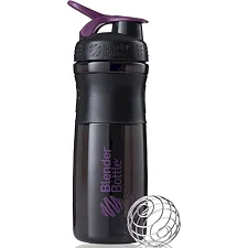 Спортивный шейкер-бутылка BLENDERBOTTLE SportMixer Flip 28oz/820мл Black/Plum