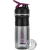Спортивный шейкер-бутылка BLENDERBOTTLE SportMixer Flip 28oz/820мл Black/Plum