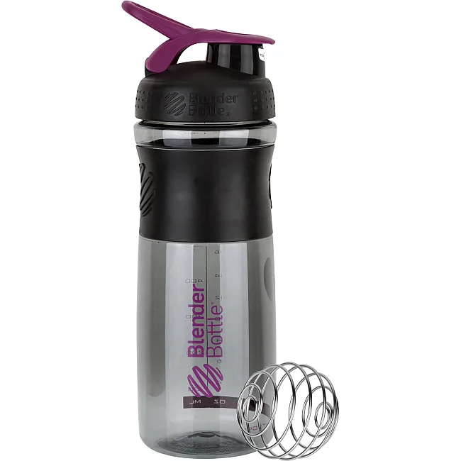Спортивный шейкер-бутылка BLENDERBOTTLE SportMixer Flip 28oz/820мл Black/Plum