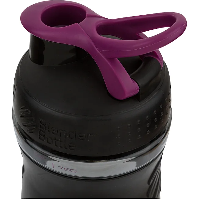 Спортивный шейкер-бутылка BLENDERBOTTLE SportMixer Flip 28oz/820мл Black/Plum