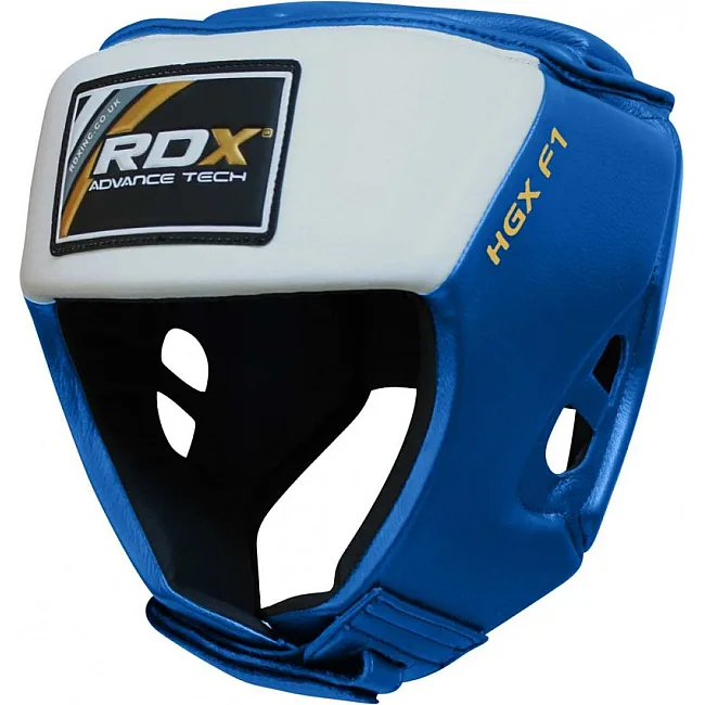 Турнирный боксерский шлем RDX Blue S