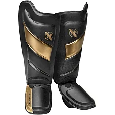 Защита голени и стопы Hayabusa T3 Striking Black Gold