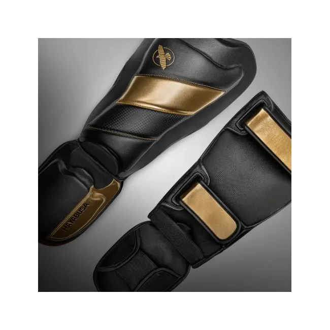 Захист гомілки та стопи Hayabusa T3 Striking Black Gold