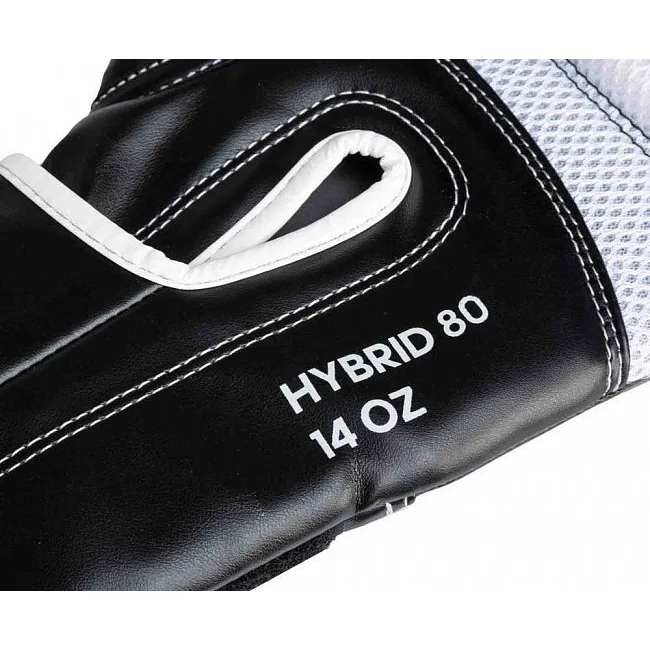 Рукавички для боксу Adidas "Hybrid 80" (чорно-білий) ADIH80