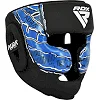 Шолом RDX HEAD GUNDER ARMOURRD NEW AURA F17 чорний, синій