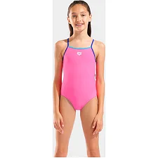 Купальник закрытый для девочек Arena SWIMSUIT LIGHT DROP SOLID розовый (для детей) 128 см