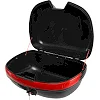 Центральный кофр задний для мотоцикла пластиковый Top Case JUHAO M-999 1шт 43x39x28см (Черный-красный)