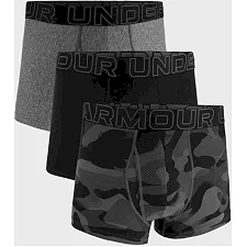 Трусы UNDER ARMOUR M Performance Tech Nov 3in черный, серый, хаки (для мужчин)