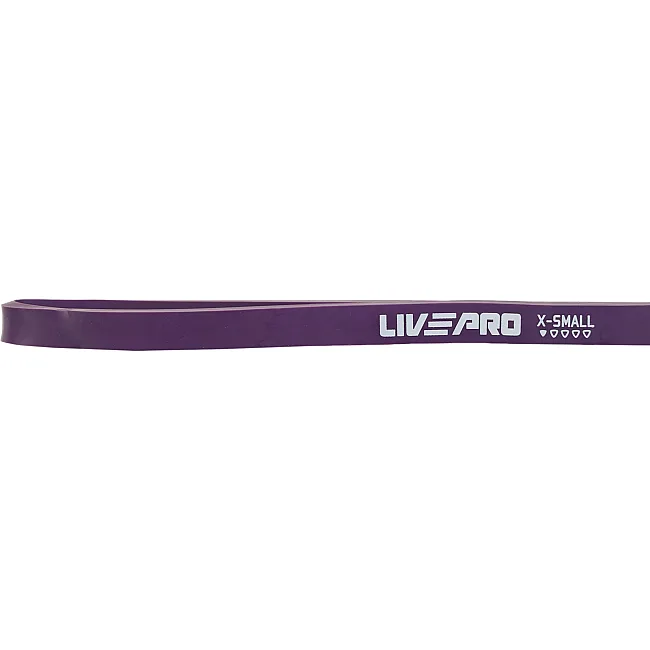 Резина петля для подтягиваний LiveUp SUPER BAND LP8410-XS 7-16кг (Фиолетовый)
