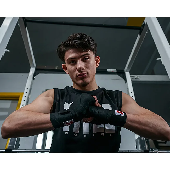 Бинты для бокса TITLE Classic Mexican 180" 2.0 Black (4.5м.)