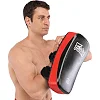 Тай-пед ударний для Муай Тай вигнутий з ременями та ручкою шкіра FAIRTEX BO-0283 (Червоний)