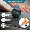 Масажний м'яч PowerPlay PP-4350 Epp Massage Ball (d8) Чорно/Блакитний