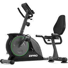 Велотренажер горизонтальный магнитный Zipro Easy черно-серый