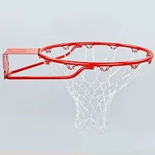 Баскетбольное кольцо с сеткой для щита SPALDING STANDARD 7811SCNR (Красный)