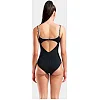 Купальник закрытый для женщин Arena CLIP BACK SWIMSUIT SOLID B черный, белый (для женщин)