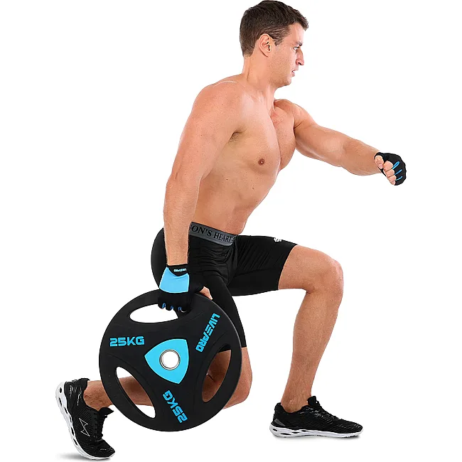 Блин для штанги полиуретановый
 LiveUp LP8020-25 ø51мм 25кг