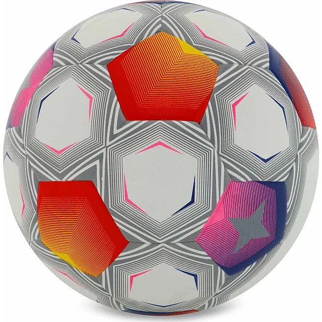 Футбольный мяч
 SP-SPORT
 FB-9825 №5 PU (Белый-синий-желтый)