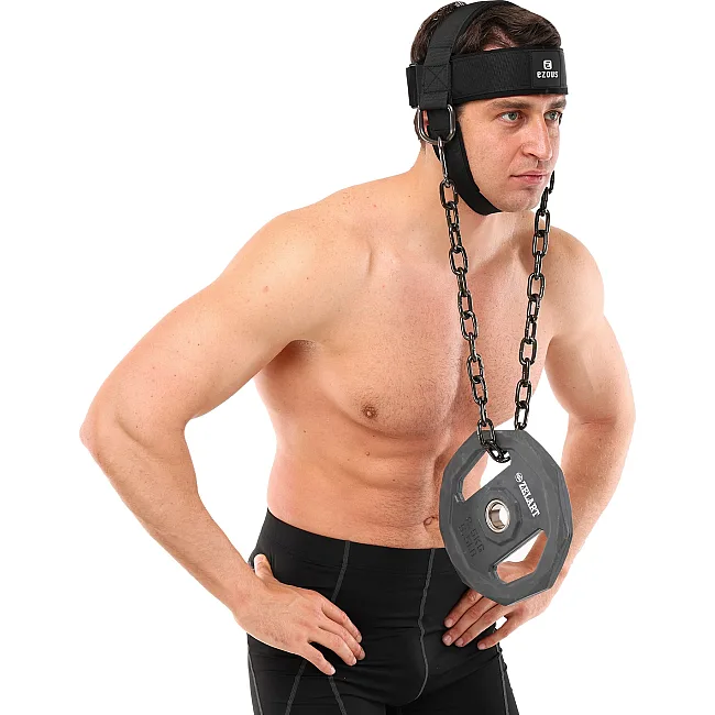 Упряжь тренажер для тренировки мышц шеи NECK HARNESS EZOUS N-06