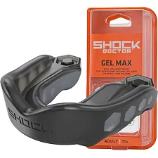 Капа для бокса Shock Doctor Gel Max взрослая (возраст 11+) Black (art. 6210-BK-AD)