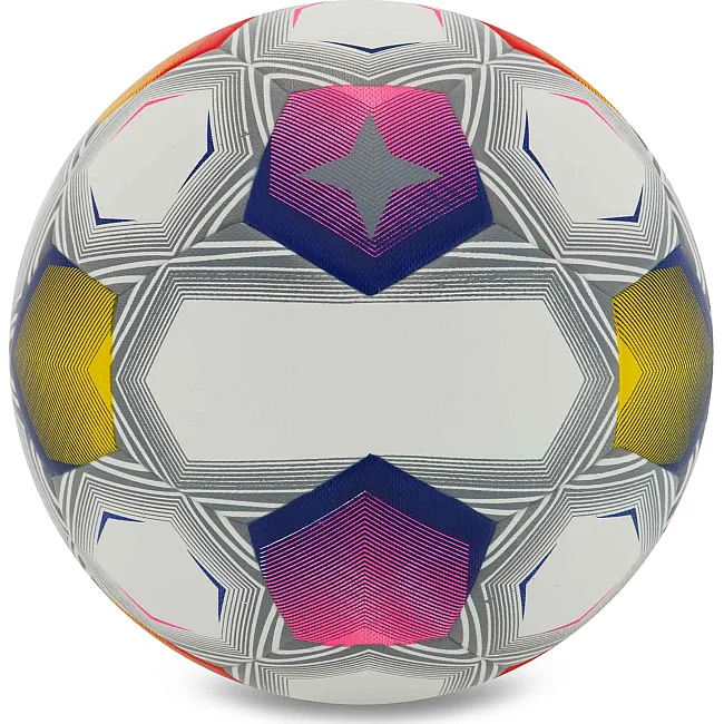 Футбольный мяч
 SP-SPORT
 FB-9825 №5 PU (Белый-синий-желтый)