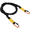 Трубчатый эспандер с карабином в защитном рукаве RESISTANCE TUBE LiveUp LP8401-S нагрузка низкая