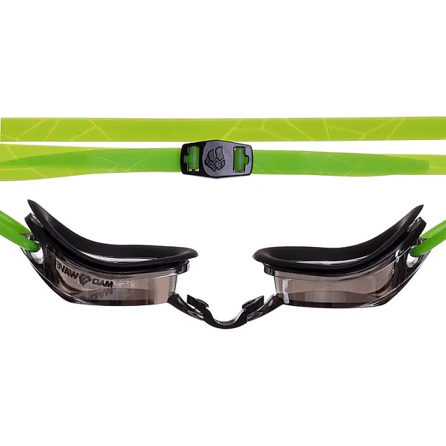 Стартовые очки для плавания

 MADWAVE
 STREAMLINE Mirror II M045702 (Зеленый-черный)