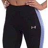 Лосины леггинсы спортивные женские короткие (3/4) UNDER ARMOUR E304 (Черный-серый)