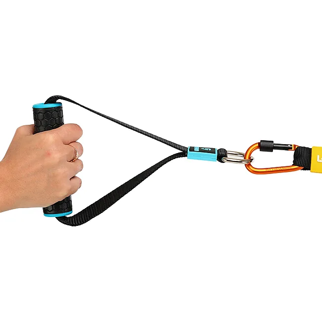 Трубчатый эспандер
 с карабином в защитном рукаве RESISTANCE TUBE LiveUp LP8401-S нагрузка низкая