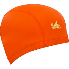Шапочка для бассейна текстильная YINGFA C0075 (Оранжевый)